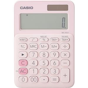 Casio Hesap Makinesi 12 Hane Açık Pembe MS-20UC-PK