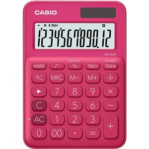 Casio Hesap Makinesi 12 Hane Pembe MS-20UC-RD