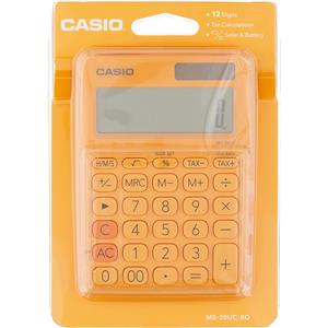 Casio Hesap Makinesi 12 Hane Turuncu MS-20UC-RG