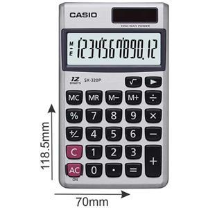 Casio Hesap Makinesi Cep Tipi Sx-320p