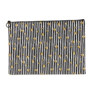 Chumac Tyvek Clutch Çanta Kalp Desenli BG0031
