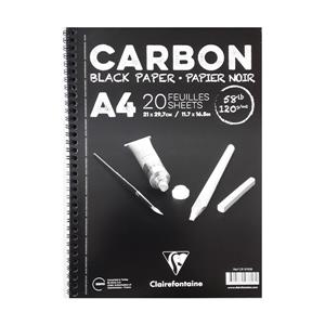 Clairefontaine Carbon Çizim Blok A4 20 Ypr. 97618