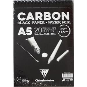 Clairefontaine Carbon Çizim Blok A5 20 Ypr. 97517