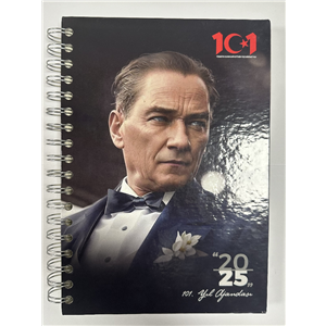 Cnk Ajanda Atatürk Günlük Spiralli 16x23,5 2026