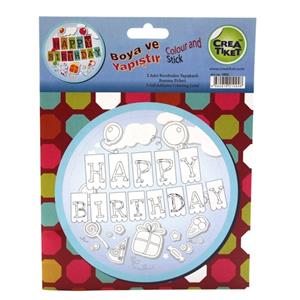 Crea Happy Birth.1 Boya Ve Yapistir Etiket No:1094