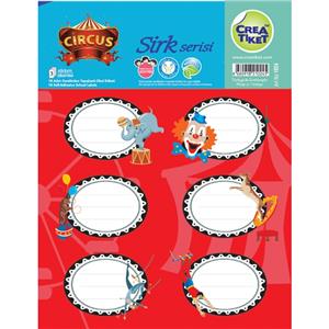 Crea Sirk Okul Etiket No:1024