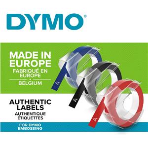 Dymo Kabartma Şerit 9mmx3mt 3lü Blister(K/S/M) S0847750