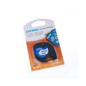 Dymo Letratag Plastik Şerit 12mmx4mt Beyaz 59422