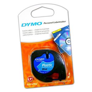 Dymo Letratag Plastik Serit 12mmx4mt Mavi 59426