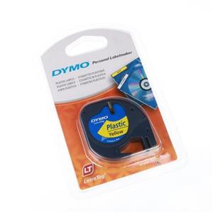 Dymo Letratag Plastik Serit 12mmx4mt Sari 59423