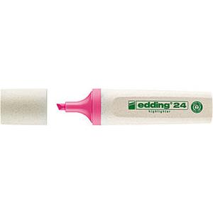 Edding 24 Ecoline Fosforlu Kalem Pembe ED2409