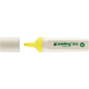 Edding 24 Ecoline Fosforlu Kalem Sarı ED2405