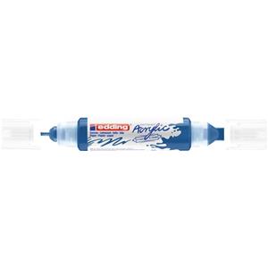 Edding Permanent Kalem Akrilik Anzer Mavi 5400 3D Double 903
