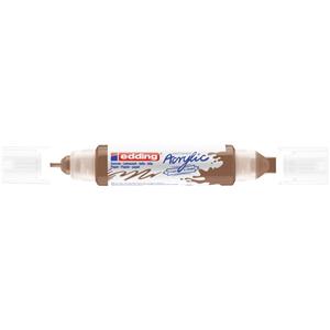 Edding Permanent Kalem Akrilik Fındık Kahvesi 5400 3D Double 919