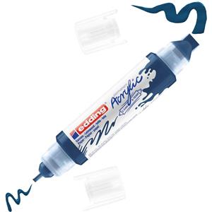 Edding Permanent Kalem Akrilik Gece Mavisi 5400 3D Double 933