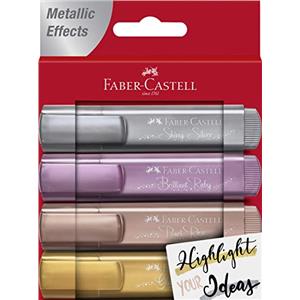 Faber Castell Fosforlu Kalem Metalik Renkler 4lü 5030154640