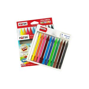Fatih Polymer Crayon Mum Boya 12 Renk Uzun