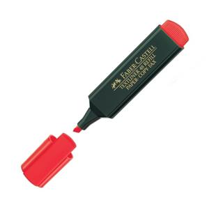 Faber Castell 1548 Fosforlu Kalem Kırmızı 5030154821