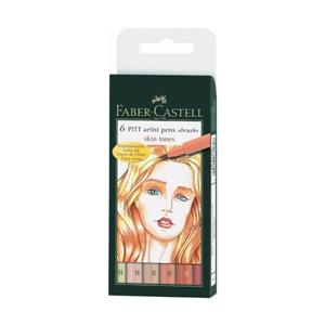 Faber Castell Pitt Çizim Kalemi Fırça Uçlu 6lı Set B 5188167162