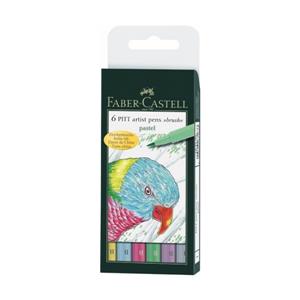 Faber Castell Pitt Çizim Kalemi Fırça Uçlu 6lı Set 5188167163