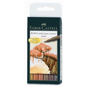 Faber Castell Pitt Çizim Kalemi Toprak 6lı Set B 5188167106