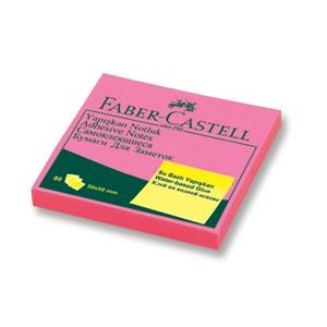 Faber Castell Yapiskan Notluk 50x50mm 80yp Pembe 5089565840