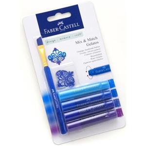 Faber CastellGelato Mum Boya 4 Renk Mavi Tonlar 5180121803