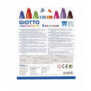 Giotto Magic Lettering Keçeli Boya Kalemi 8li 426500