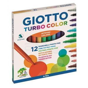 Giotto Turbo Color Keçeli Boya Kalemi 12li 416000