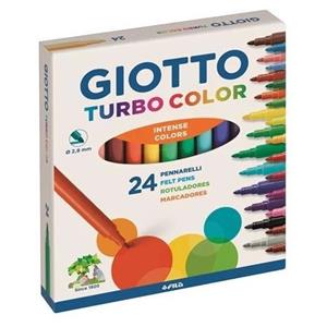 Giotto Turbo Color Keçeli Boya Kalemi 24lü 417000