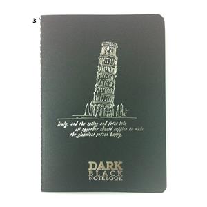 Gıpta A6 Dark Black Notebook 36ypr. Çizgisiz