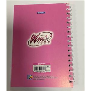 Gıpta Winx A6 Spiralli Karton Kapak Defter 3120