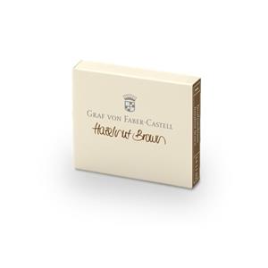 Graf von Faber-Castell Dolmakalem Kartusu Kahverengi 6li 141102