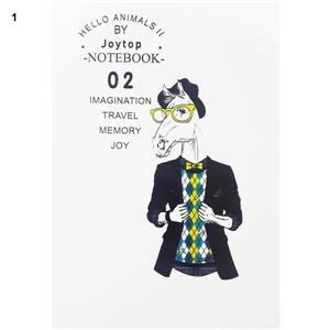 Joytop Not Defteri Kraft Hello Animals 105*170mm