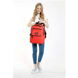 Kaukko Full Pocket Sırt Çantası Mercan K1435