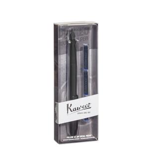 Kaweco Perkeo Dolma Kalem Set Mat Siyah F Uç 10002250