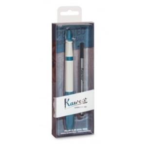 Kaweco Perkeo Roller Kalem Set Krem/Turkuaz 10002249