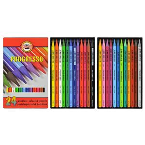 Koh-I-Noor Progresso Pastel Boya 24 Lü 8758