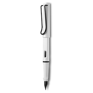 Lamy Safari Dolmakalem Siyah Klips M Uç Beyaz 19BS-M