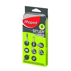 Maped Study Pergel+cetvel Seti Metal Kutu 119418