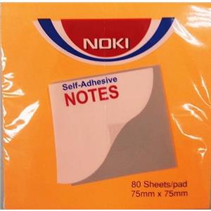 Noki Memo Self Stick Notes 75x75 Turuncu 12164