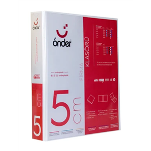 Önder Firma Klasörü 5cm 2 Halka Beyaz 2005-5