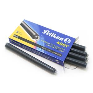 Pelikan 4001 Dolmakalem Kartuşu Dev Royal Siyah 5li