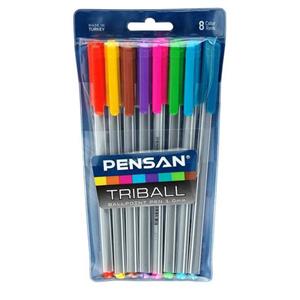 Pensan Triball 1003 Tükenmez Kalem 8 Renk