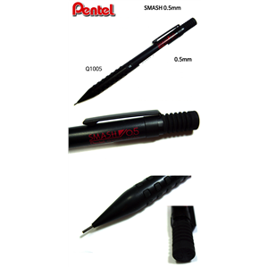 Pentel Smash 0.5mm Versatil Kalem Mat Siyah Q1005-1