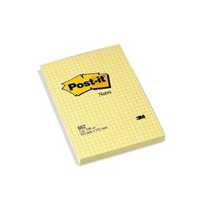 Post-It Yapışkanlı Not Kağıdı 100yp 102x152 Kareli 662