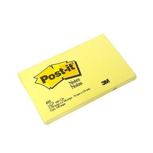 Post-It Yapışkanlı Not Kağıdı 76x127mm 100yp 655