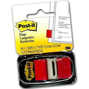 Post-It İndex Işaret Bandı Kırmızı 50yp 680-1