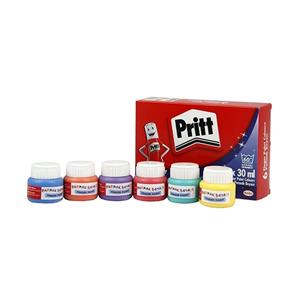 Pritt Parmak Boyasi 6 Renk X 30 Ml .