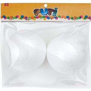 Puti Köpük Top 10cm 2li 4797